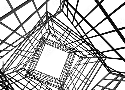 structure building construction. Industrial background