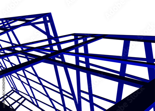 structure building construction. Industrial background