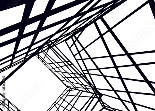 structure building construction. Industrial background