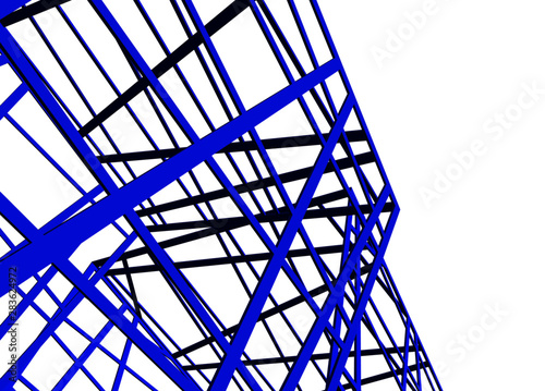 structure building construction. Industrial background