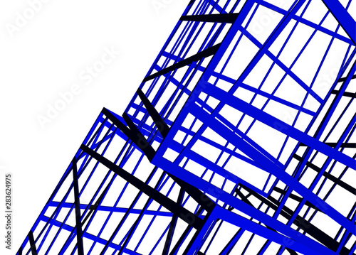 structure building construction. Industrial background