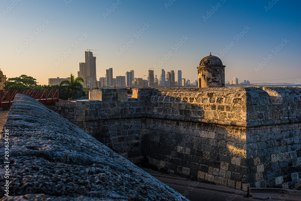 San Felipe castle, Cartagena City, Colombia