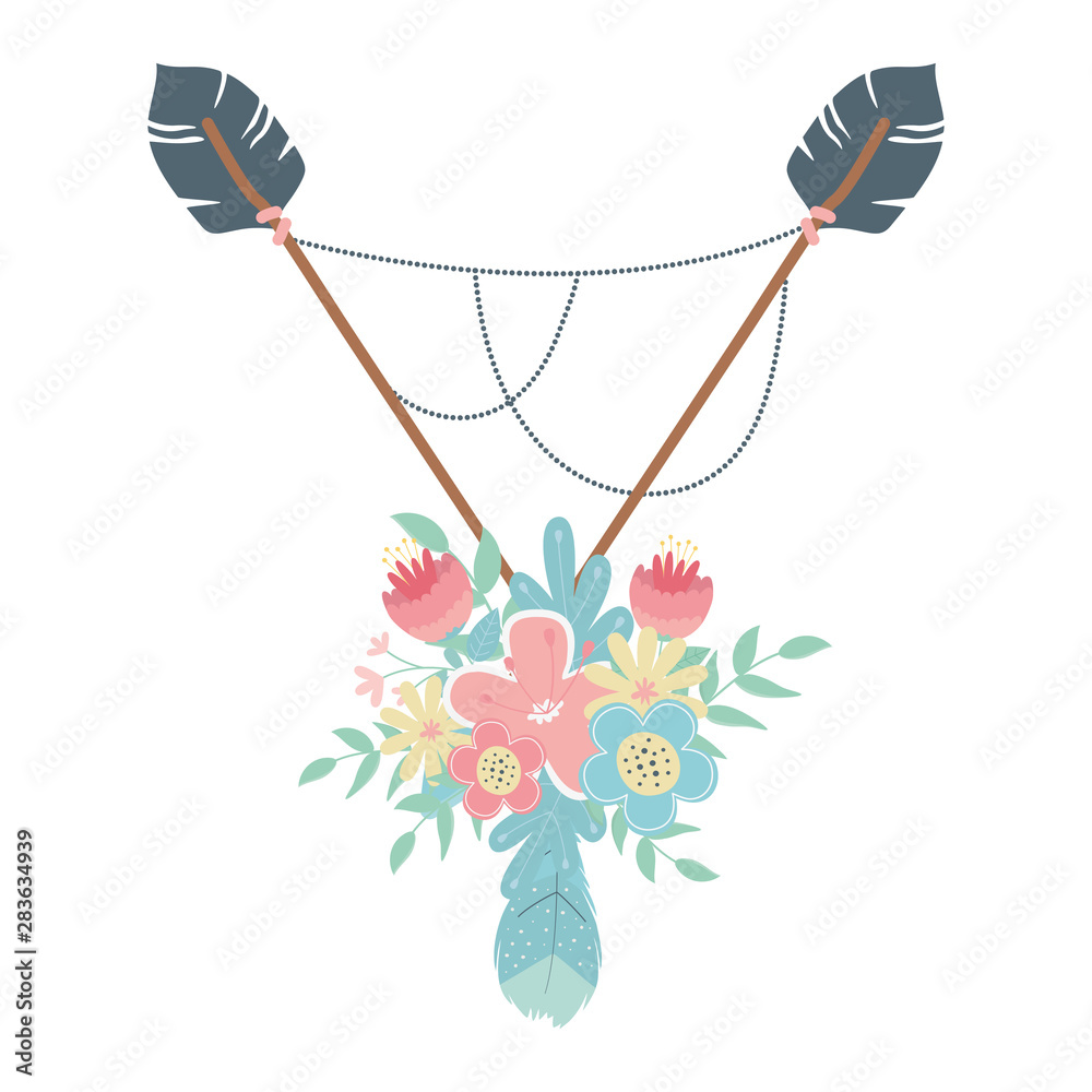 Isolated boho arrow vector design vector illustration Isolated boho arrow vector design vector illustration
