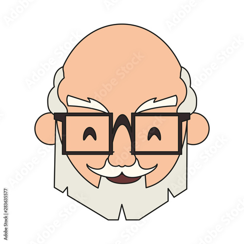 grandparent senior old grandfather cartoon