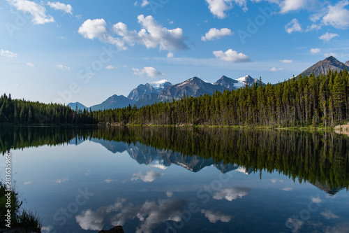Hector Lake  Jasper National Park  Canada