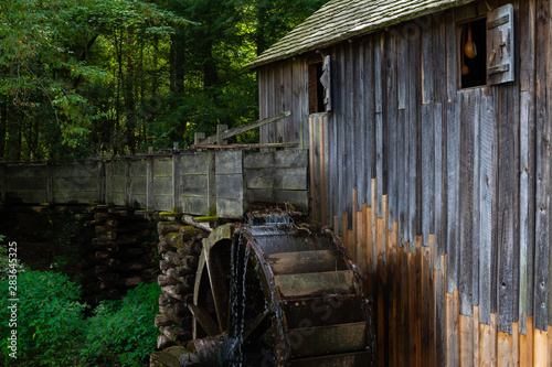 Water wheel and mill