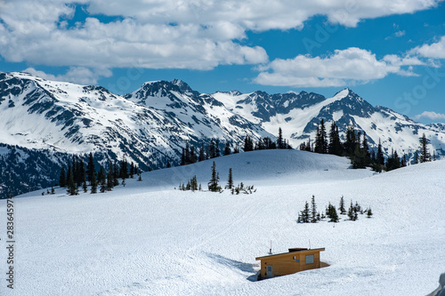 winter mountain landscape