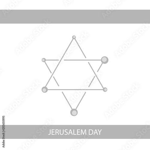 Independence Day icon with star of david