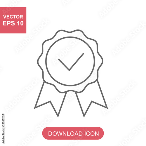 Premium Quality Label Line Icon