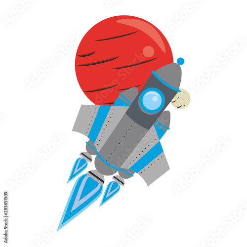 universe space galaxy astronomy cartoon