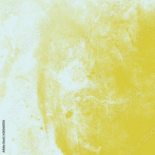 Beautiful yellow-blue old background. Grunge background. Square space for text.