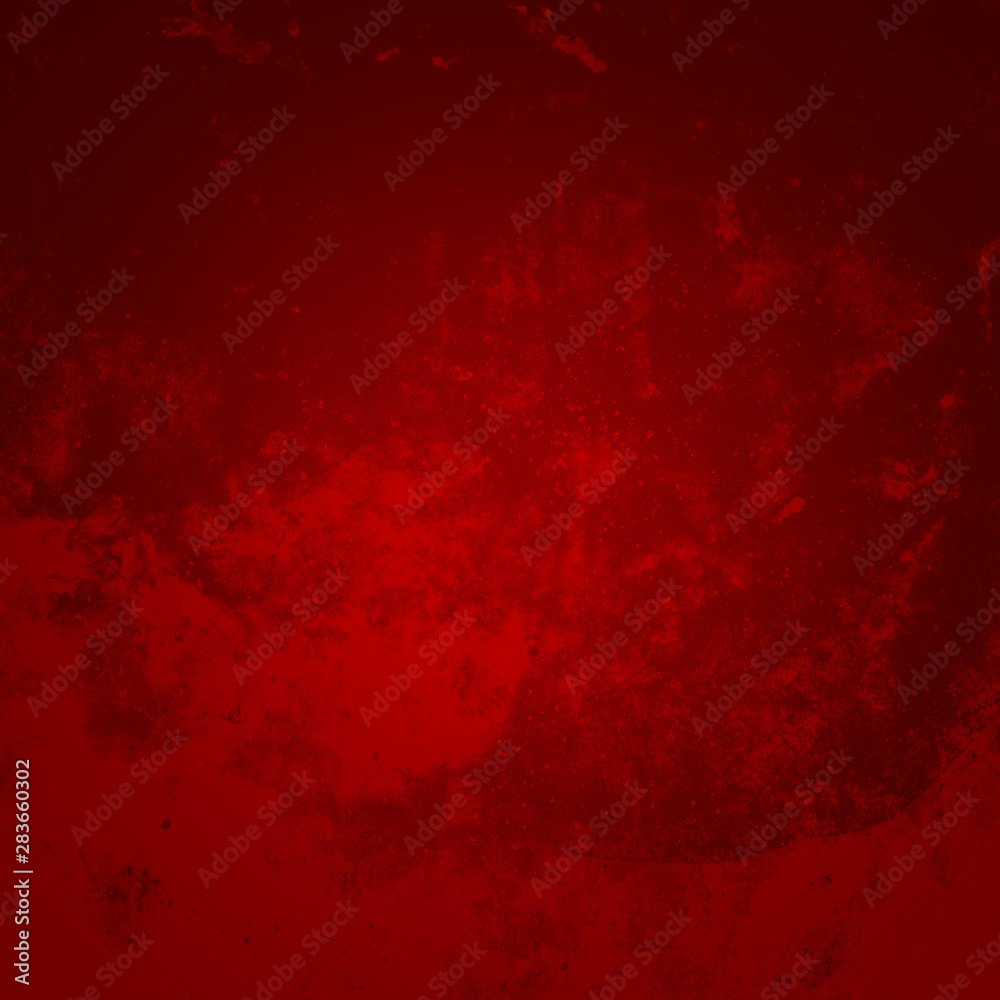 Beautiful red old background. Grunge background. Square space for text.