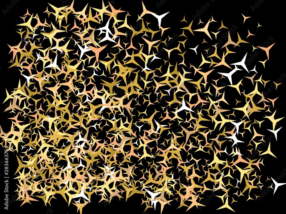 Beautiful shiny falling stars. Beautiful shiny falling stars.