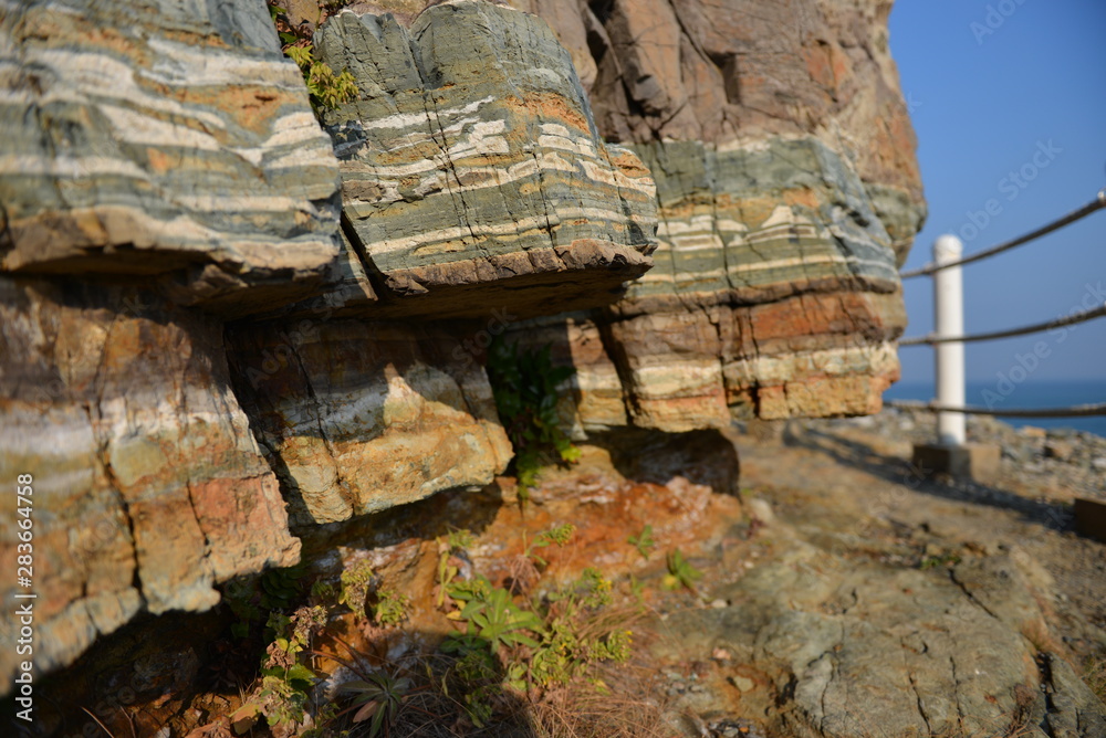 Fototapeta premium Cliff fault