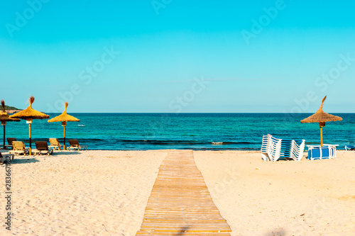 Sunny beach scene from Palma de Mallorca © Halit