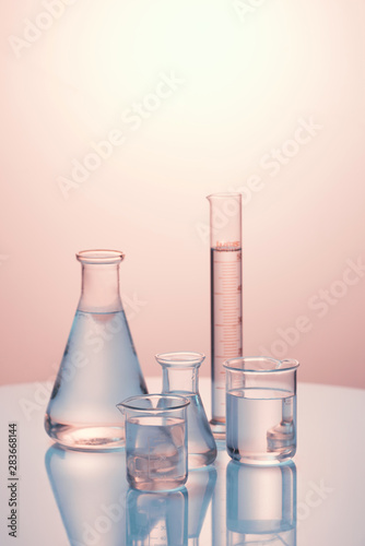 Lab theme. Science and medical background. Place for typohraphy photo