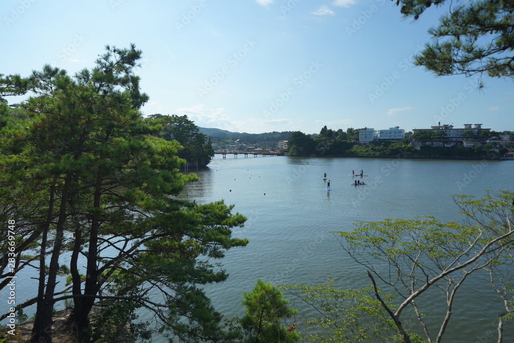 Obraz premium 福浦橋の絶景