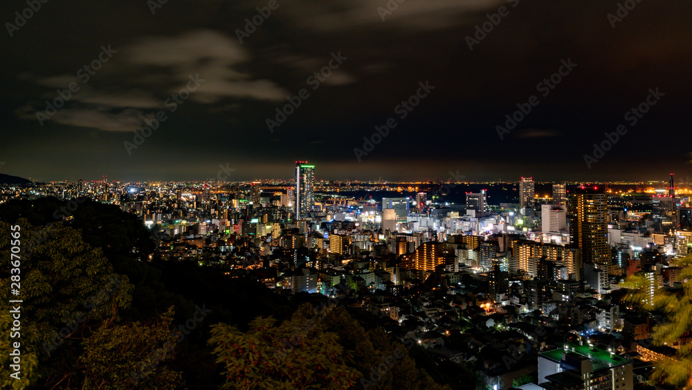 Fototapeta premium ビーナスブリッジからの神戸夜景
