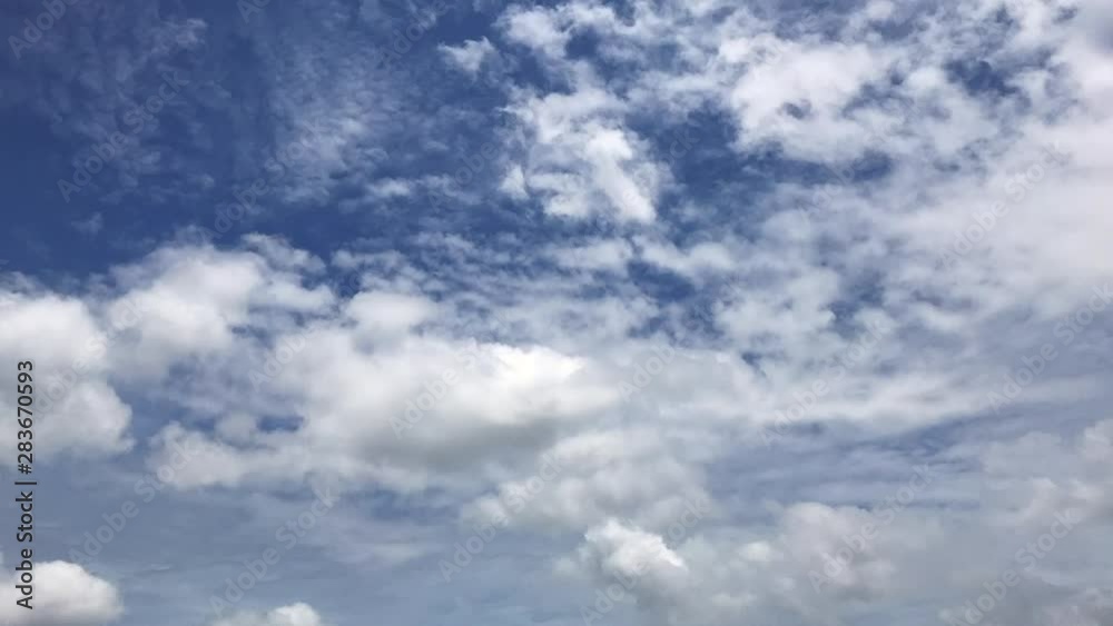Time lapse clouds moving in sky. Time lapse clouds moving in sky.