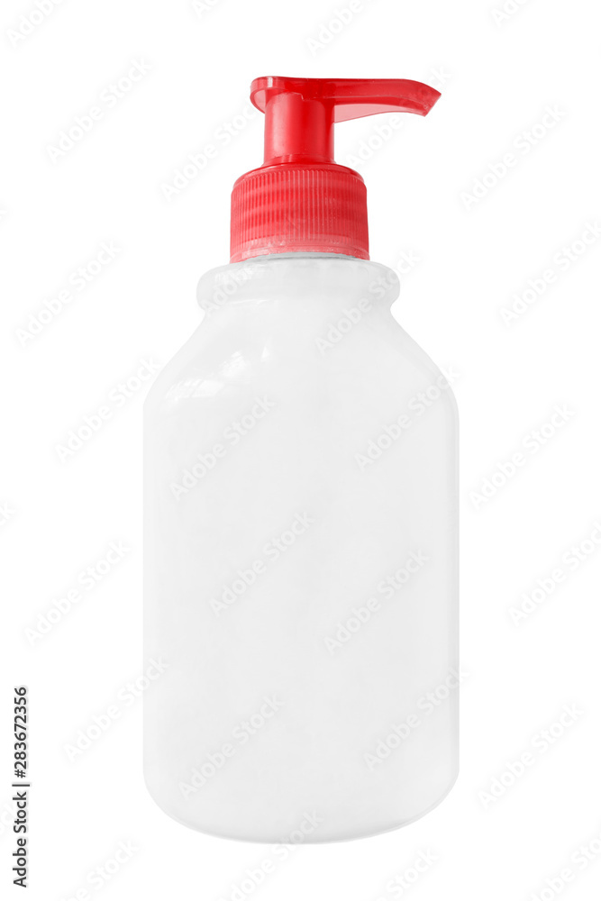 Cosmetics bottle isolated Cosmetics bottle isolated