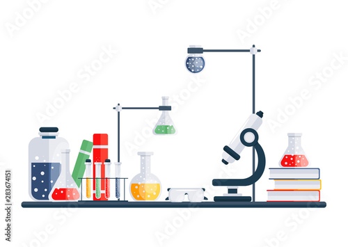 Science vector illustration. 