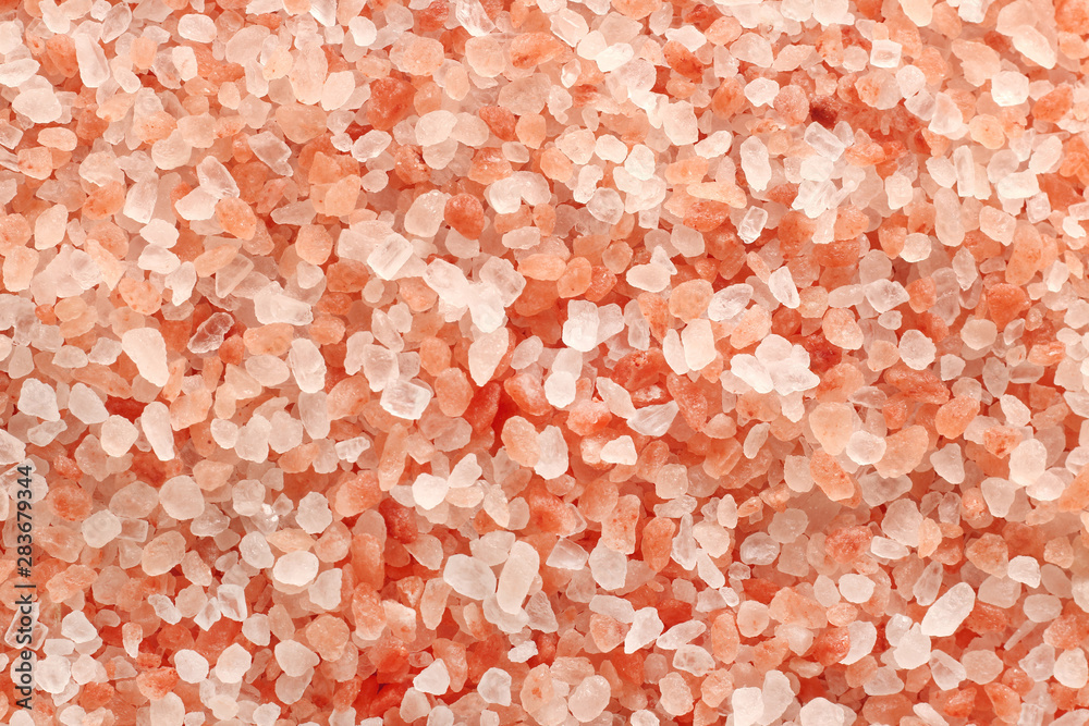 Close up top view of himalayan pink salt texture background with high resolution. Close up top view of himalayan pink salt texture background with high resolution.