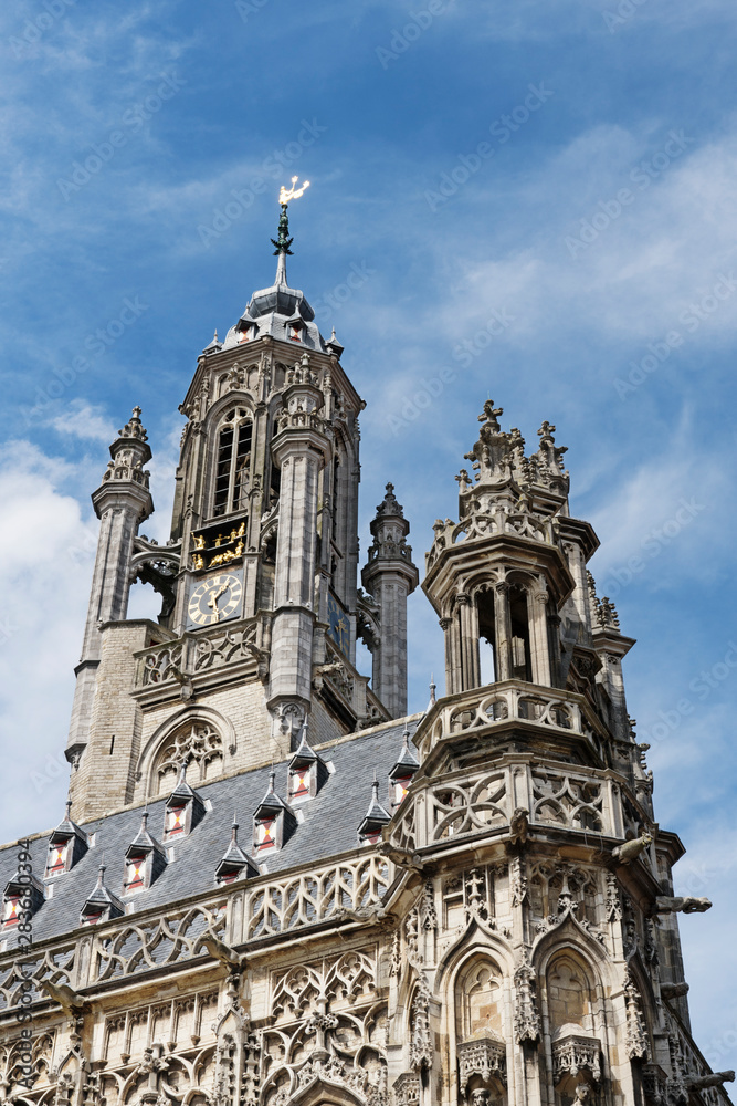 Town hall of Middelburg, The Netherlands.