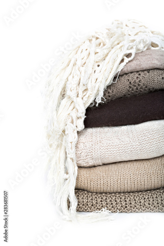 Stack of sweaters