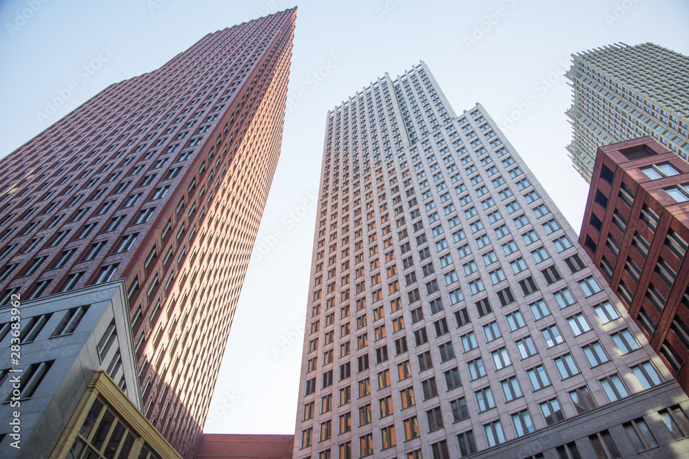 Skyscrapers in the Hague's business district