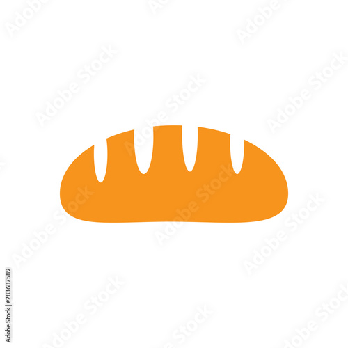 bread icon logo vector design template