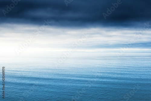 sea and sky, vast open ocean aerial view © Joshua