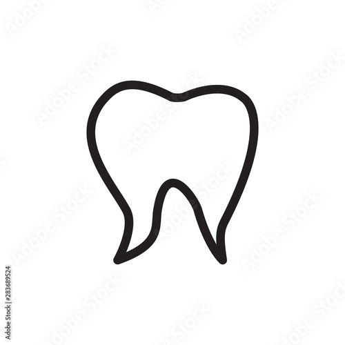 tooth icon vector design template
