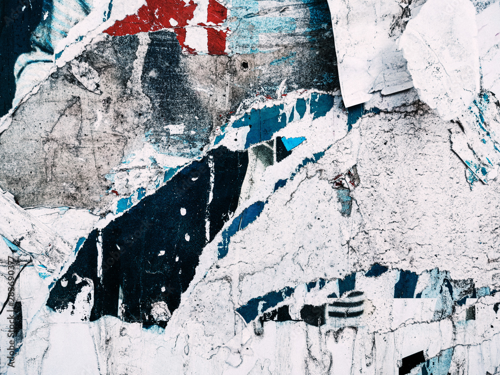 Fototapeta premium Old posters grunge textures and backgrounds