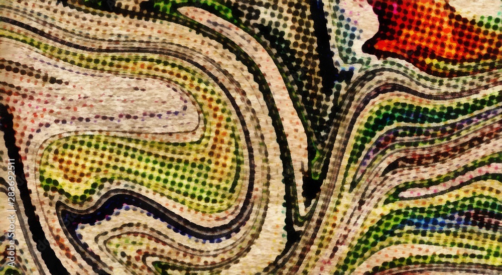Abstract marble pop dots comics pattern. Colorful swirl background on old paper pattern. Multicolored texture artwork. Abstract marble pop dots comics pattern. Colorful swirl background on old paper pattern. Multicolored texture artwork.