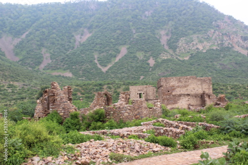 View from Bhangarh Fort photo