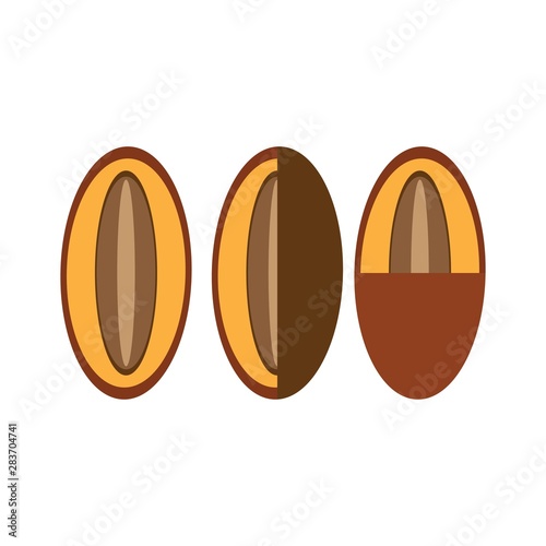 dates fruit logo vector