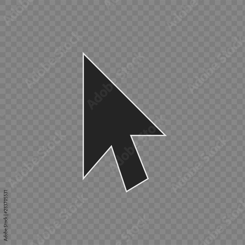 Selection tool icon isolated on transparent background. Vector