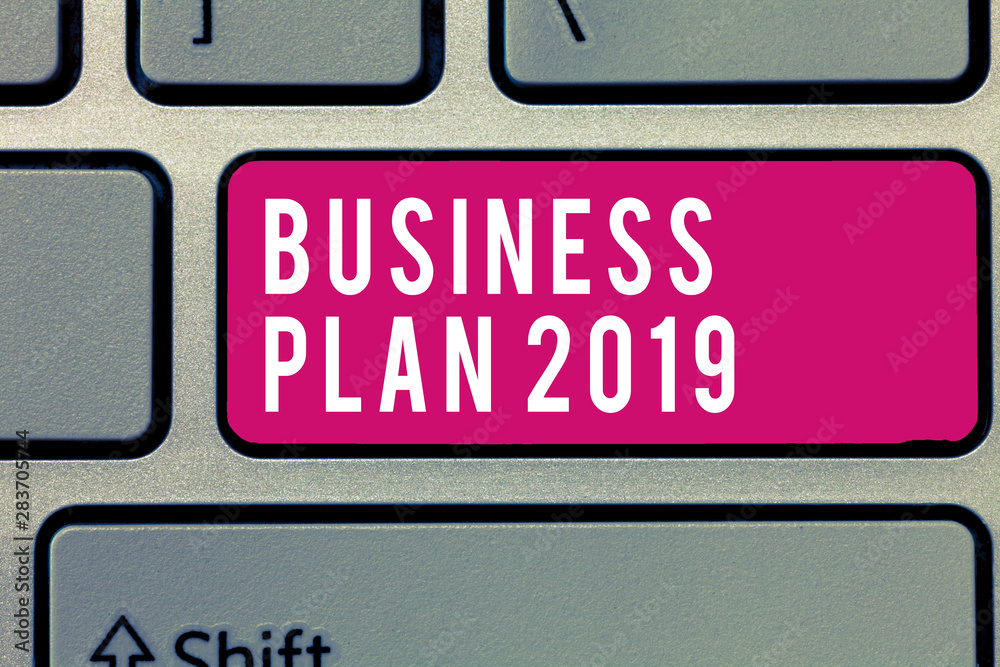 Word writing text Business Plan 2019. Business concept for Challenging Business Ideas and Goals for New Year. Word writing text Business Plan 2019. Business concept for Challenging Business Ideas and Goals for New Year.
