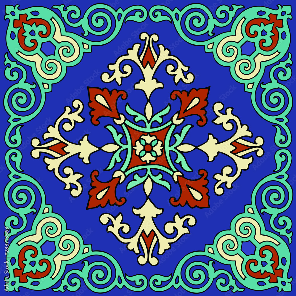 Ornamental patterns are the soul of the people. I saw such an ornament on furniture, in the decoration of buildings, clothes.