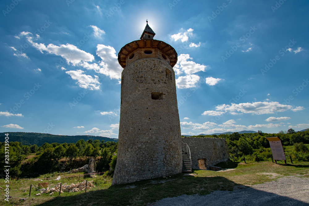 Stari grad Drežnik (The Old Fort Dreznik) is a fortification above Korana River Canyon close to Rakovica and Plitvice National Park with its waterfalls and lakes