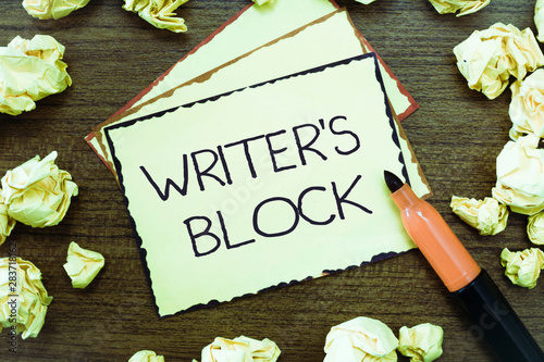 Word writing text Writer s is Block. Business concept for Condition of being unable to think of what to write.