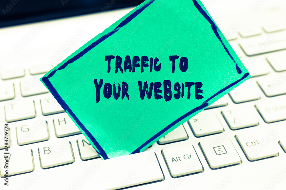 Word writing text Traffic To Your Website. Business concept for Lifeblood of online business more Potential Leads. Word writing text Traffic To Your Website. Business concept for Lifeblood of online business more Potential Leads.