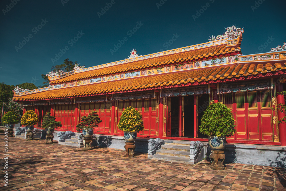 Hue imperial palace and Royal Tombs in Vietnam Hue imperial palace and Royal Tombs in Vietnam