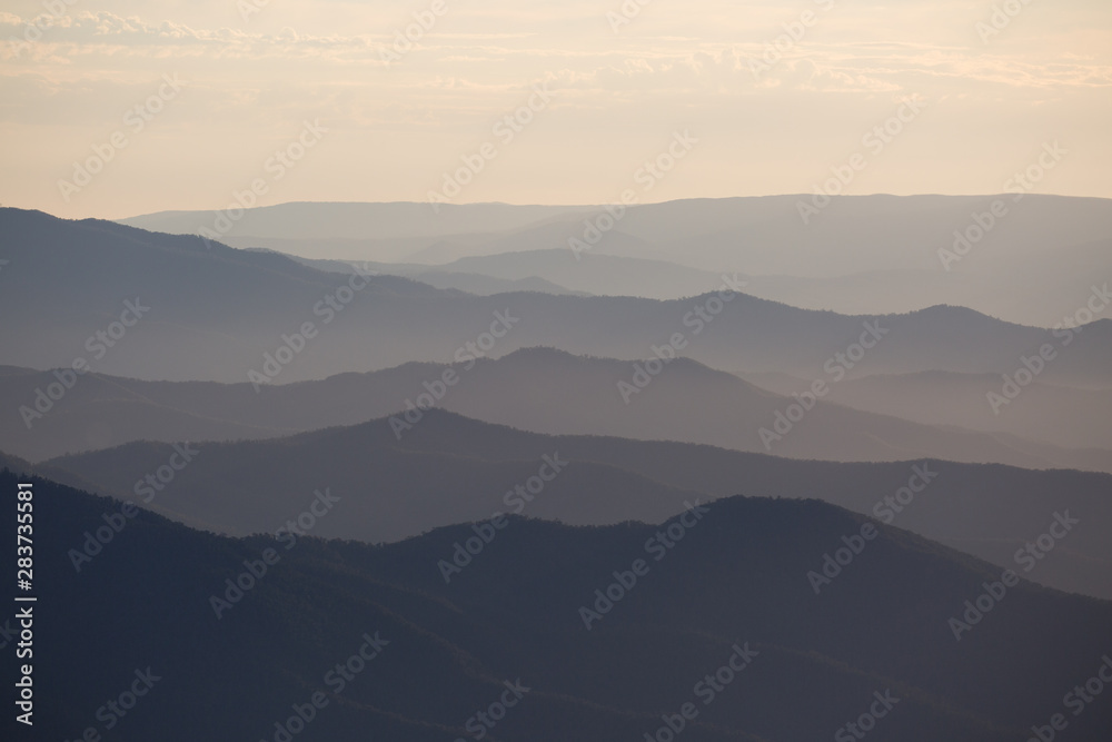 Obraz premium Mt Buller Sunset