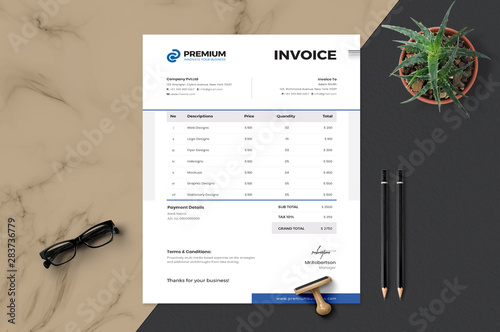 Invoice template