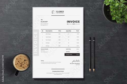 Invoice template