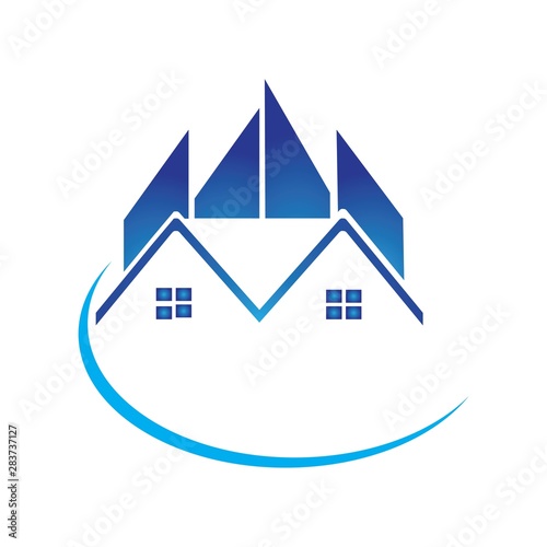 real estate logo vector