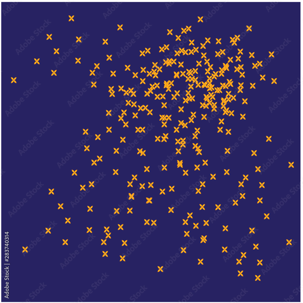 seamless background with stars