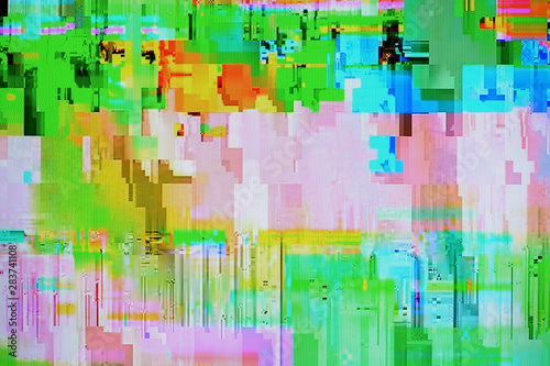 Color tv weak signal - photo taken from color tv screen (3:2 aspect ratio)Color tv weak signal - photo taken from color tv screen (3:2 aspect ratio) © Baharlou