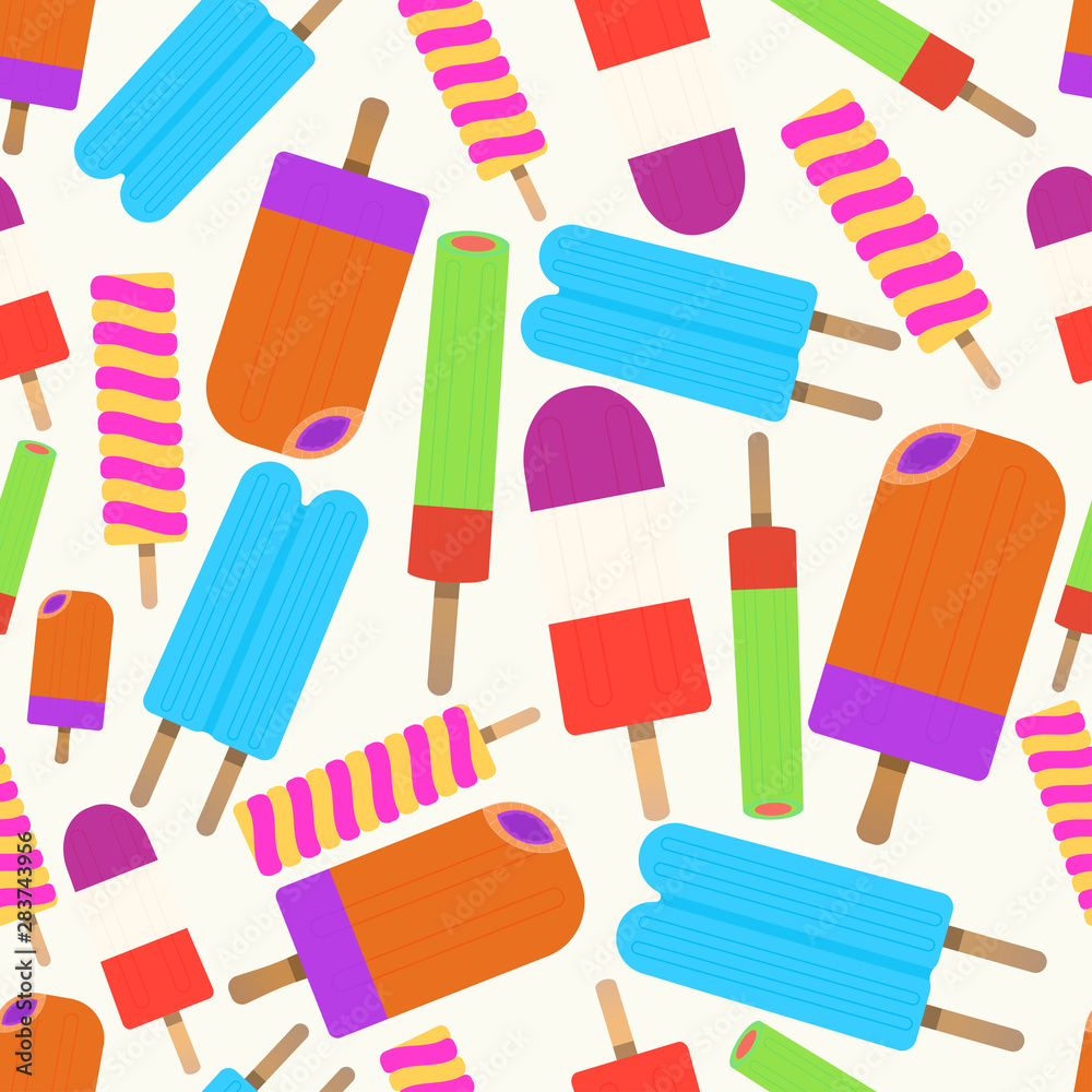 Ice pop texture. Seamless pattern Ice pop texture. Seamless pattern